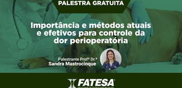 SAVE THE DATE – 07/12/2022 – Palestra para veterinários