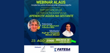 WEBINAR ALAUS: Você sabe a importância da Ultrassonografia na apendicite aguda na gestante?