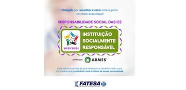 FATESA é instituição socialmente responsável