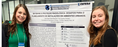 Estudante e docente da FATESA levam pesquisa ao 6º Congresso Nacional e o 3º Intercâmbio Internacional dos Profissionais das Técnicas Radiológicas, realizado em São Paulo, pelo CONTER