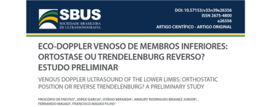 Comunicado: Publicação Internacional do Estudo