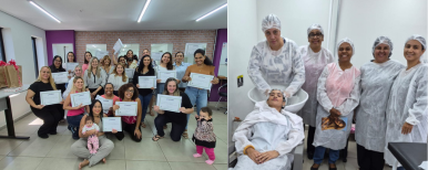 FATESA Faz Promove Curso Cronograma Capilar e Tratamentos: Hidratação, Nutrição e Reconstrução.