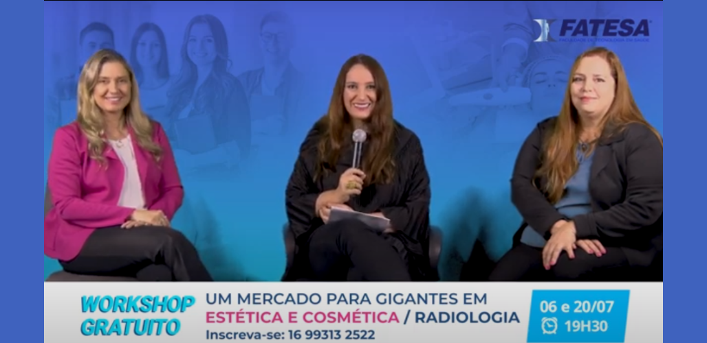 Você está convidado para participar do WORKSHOP DE ESTÉTICA E RADIOLOGIA DA FATESA. CONFIRA O VÍDEO E SAIBA PORQUE É IMPORTANTE VOCÊ ESTAR AQUI!