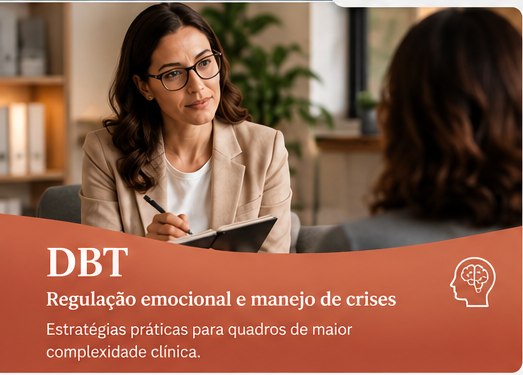 Sessão clínica com foco em regulação emocional e manejo terapêutico.