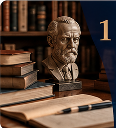 Livros e referências da história da psicanálise.