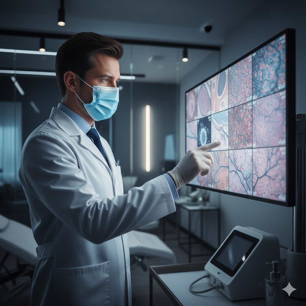 An&aacute;lise digital de densidade folicular