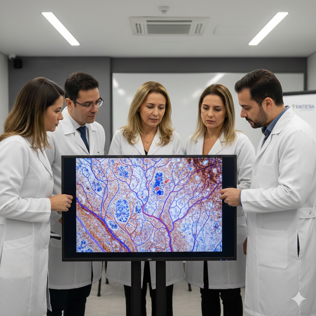 Aula prática de identificação de estruturas dermatoscópicas