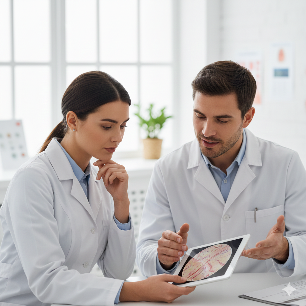 Aula pr&aacute;tica ambulatorial de dermatologia