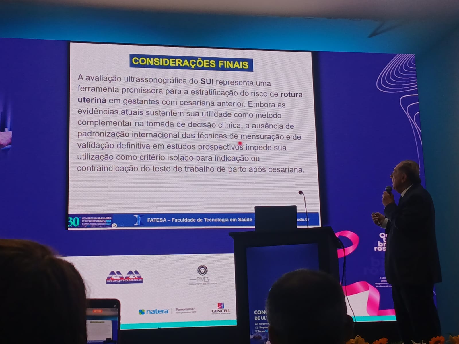 Aula do Prof. Dr. Francisco Mauad Filho no evento da SBUS