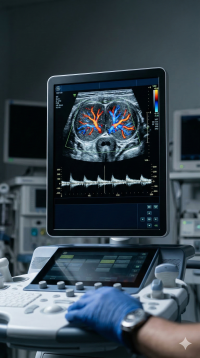 Nitidez cir&uacute;rgica: avalia&ccedil;&atilde;o vascular peniana com Doppler colorido.